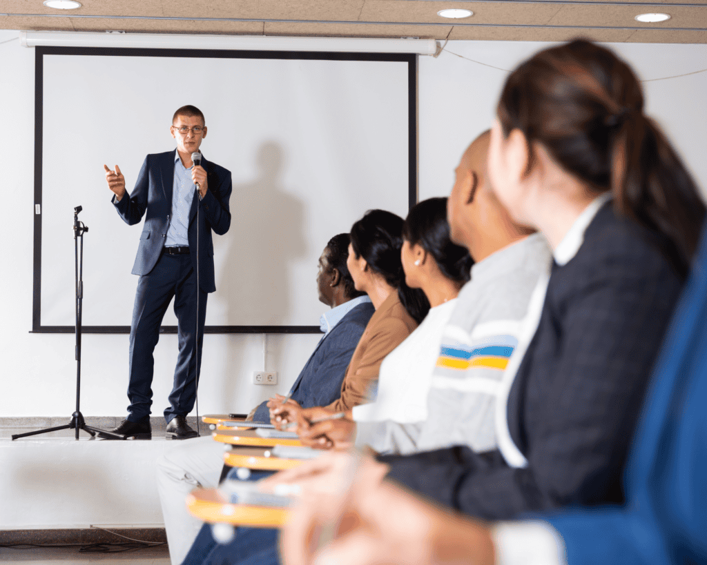 While participating in a motivational speaker certificate course won't immediately solve your anxiety around public speaking, clients know, and research confirms, that this can be a first step for achieving that dream.